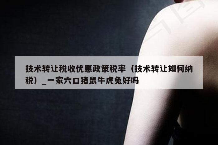 技术转让税收优惠政策税率(技术转让如何纳税)_一家六口猪鼠牛虎兔好吗